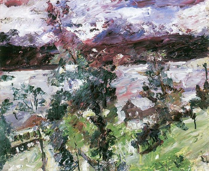 Lovis Corinth Neuschnee oil painting image